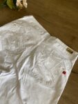 Calça Skinny Feminino Branco Cós Médio – Fact Jeans – Chiaro di Luna