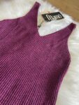 Regata Tricot Feminina Canelada Roxo – Mamô – Chiaro di Luna